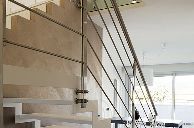 scala interna acciaio