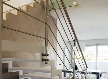 scala interna acciaio