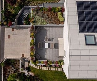 Esterno casa di paglia