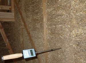 parete paglia misura umidita