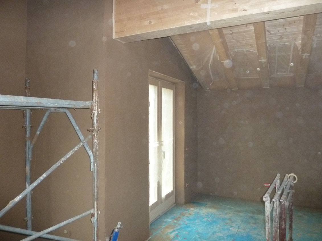 Intonaco terra cruda