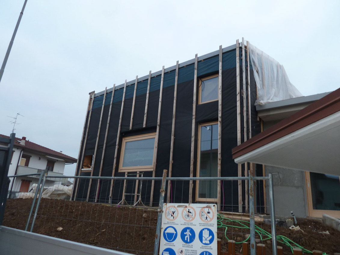 Particolari costruttivi facciata ventilata strato ventilazione