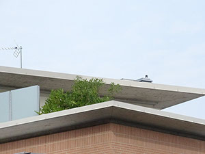 mattoni vista condominio vetro