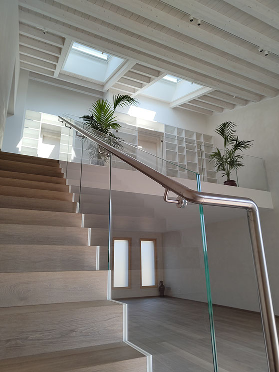 Soggiorno casa ecosostenibile a Torre Boldone