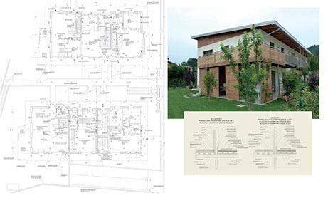 edificio classe energetica classeA sostenibilità particolari costruttivi legno