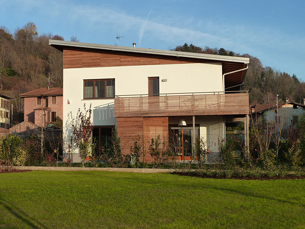 edificio classe energetica classeA sostenibilità particolari costruttivi legno