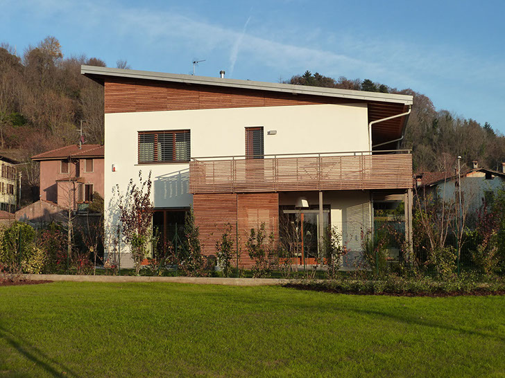 edificio classe energetica classeA sostenibilità particolari costruttivi legno