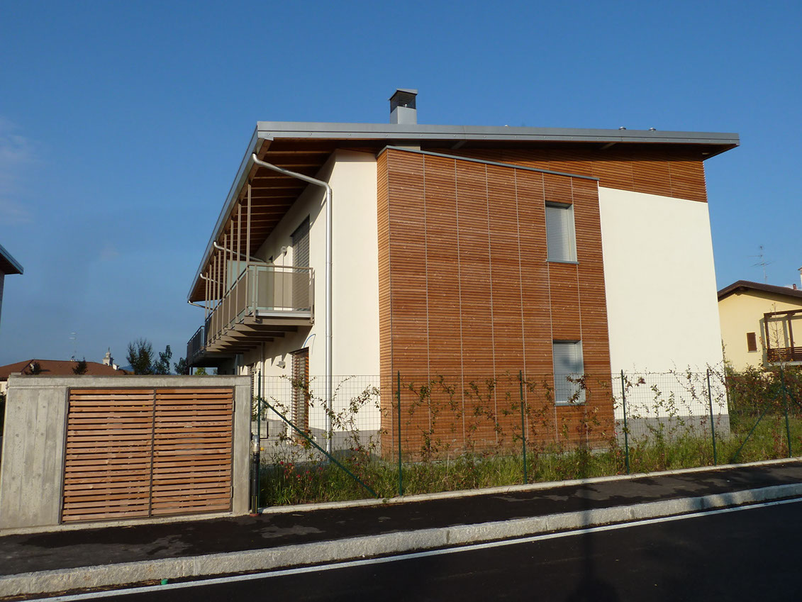 edificio classe energetica classeA sostenibilità particolari costruttivi legno cappotto