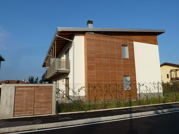 edificio classe energetica classeA sostenibilità particolari costruttivi legno cappotto