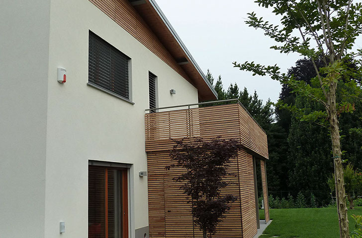 edificio classe energetica classeA sostenibilità particolari costruttivi legno cappotto