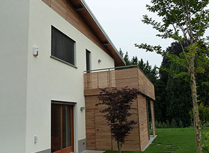 edificio classe energetica classeA sostenibilità particolari costruttivi legno cappotto