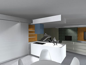 render cucina appartamento