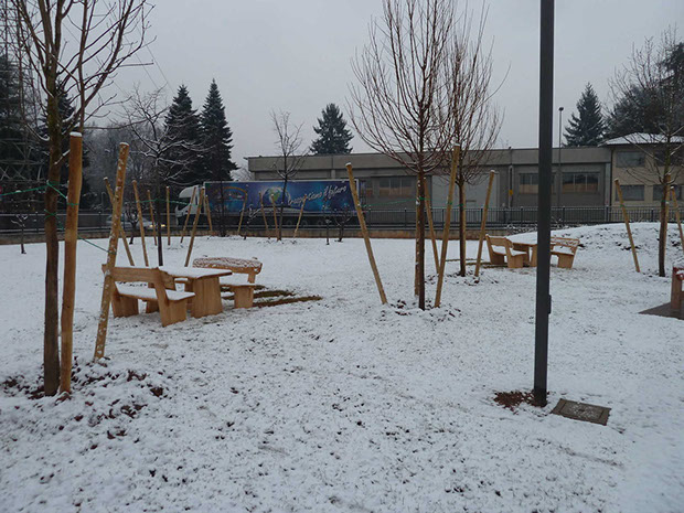 parco giochi inverno