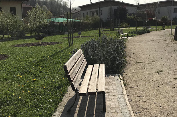 panchina viale