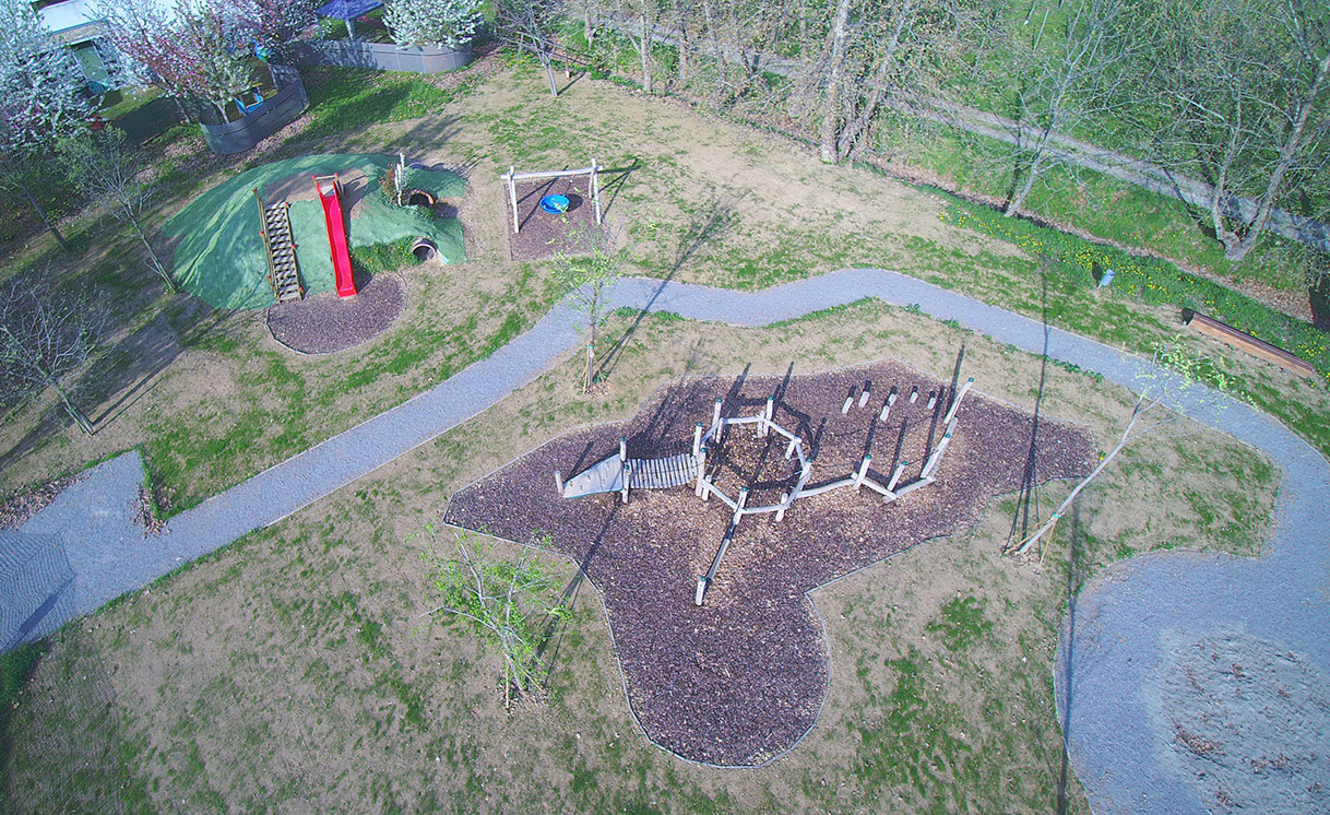 percorso equilibrio tunnel scivolo
