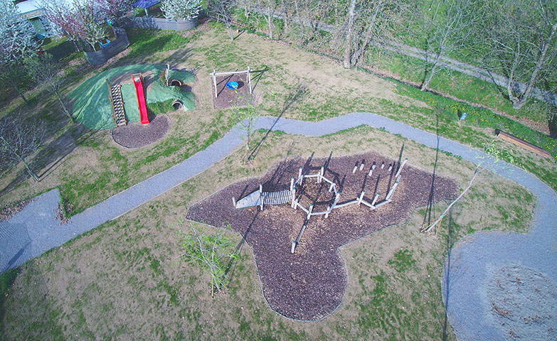 percorso equilibrio tunnel scivolo
