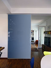 porta vetrata porta scorrevole separazione zona giorno