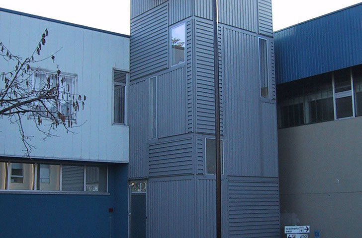 vano ascensore industria