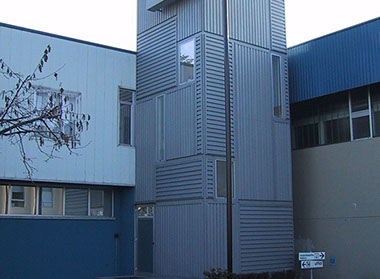 vano ascensore industria