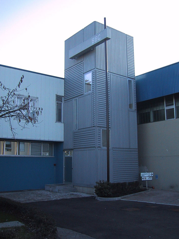 vano ascensore industria